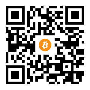 bitcoin:1XMvMkP8CvnHZnLgw1XHJyaFSKeDhxtu5 black Bitcoin QR code