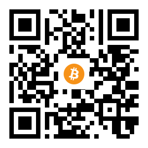 bitcoin:1YGMHGqpck2LpF46shMWo55iGS8nXNrqN black Bitcoin QR code