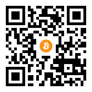 bitcoin:1ZK5rrghS3Uhnra64LiuZVupa6WTSuPfF black Bitcoin QR code