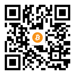 bitcoin:1a97uwZbeesZ3t3n6ARtskjep1AigUqCf black Bitcoin QR code