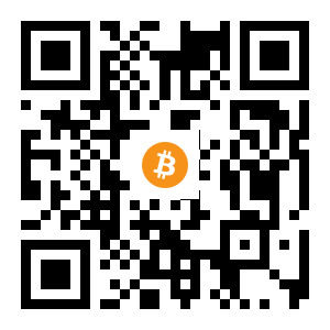 bitcoin:1aXzEKiDJKzkPxTZy9zGc3y1nCDwDPub2 black Bitcoin QR code