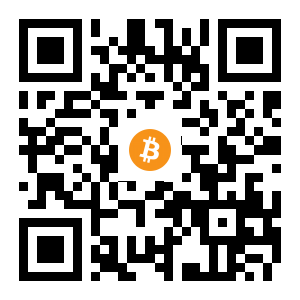 bitcoin:1bEyxnoWEEHpzCtE6GAusYq1XeuNr3Mpd black Bitcoin QR code