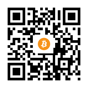 bitcoin:1cPAUn1S1ifAV3nA1N115DWPbeqUPVFii black Bitcoin QR code