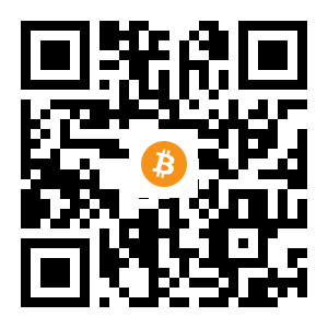 bitcoin:1dn9akYUKt9nGq2nzrVdajuz2c6jQnyyy black Bitcoin QR code