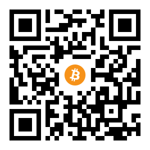 bitcoin:1eNYBayUb4UfZH1HEBeKZv1eLAB8MuXG7 black Bitcoin QR code