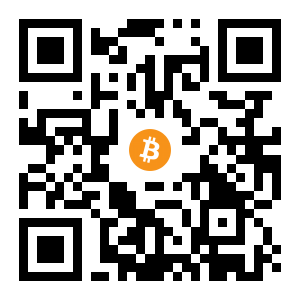 bitcoin:1f1miYFQWTzdLiCBxtHHnNiW7WAWPUccr black Bitcoin QR code