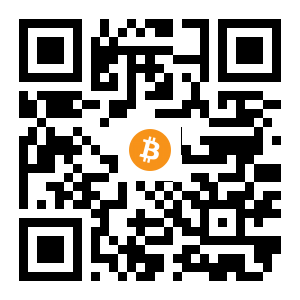 bitcoin:1fAdrEgv4Xv5T5hwrYjXU1cShKKhhkvcj black Bitcoin QR code