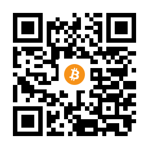 bitcoin:1fYccvc8ufwbsvy6ZHPFK5BAbor8BX6TP black Bitcoin QR code