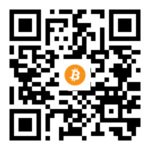 bitcoin:1gACx77Rw7MsnrbPc7jBLLtsDAsQEYUR5 black Bitcoin QR code