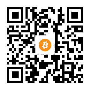 bitcoin:1gaY6wgrk75bynhx9u1Mwdu18wwqwcbWV black Bitcoin QR code