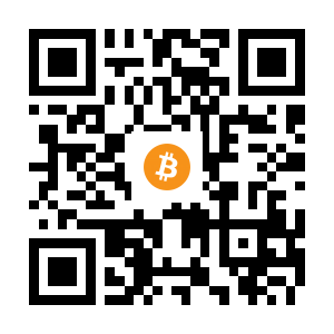 bitcoin:1gjRcYtL6AB6GHaVg7Gow5mfhYReS4bf8 black Bitcoin QR code