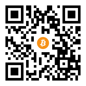 bitcoin:1gmL13ZGoqiDcKYWrPe3juBsVWPCdeqce black Bitcoin QR code