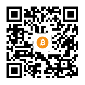 bitcoin:1heFbJUTkJU9TWSqvTKazEzcntJKbUusV black Bitcoin QR code