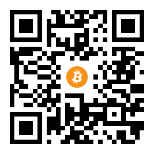 bitcoin:1hgT766SHi1LHMcEmQ429vePPwedSesj6 black Bitcoin QR code