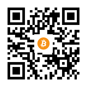 bitcoin:1k4dhc3MUJ2N1VvERj17MiaA41uU3moBG black Bitcoin QR code