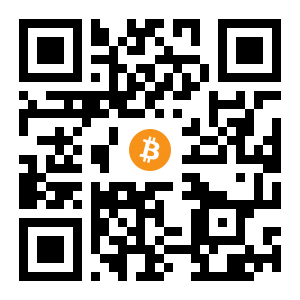 bitcoin:1kpSSUozJx23MqGD54FWmaPpJLWDHwgcB black Bitcoin QR code