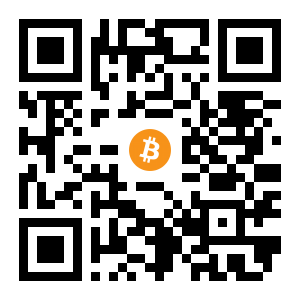 bitcoin:1krEs2iBsj3mJmmMLBMbyETndq6tLjMkF black Bitcoin QR code