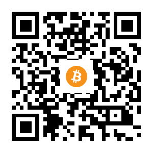 bitcoin:1m9BL2kCRUT29GHMt2gBx1uZqifYyYMdj black Bitcoin QR code