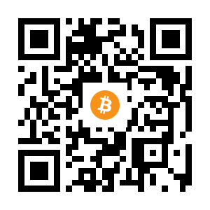 bitcoin:1mcoB7wTyaSyK7v7EbFzGMvsWTjPvuraB black Bitcoin QR code
