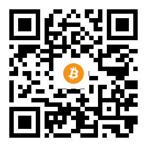 bitcoin:1mghk7bG4LagNND5ofg5zCB5Cg3u1HbQ4 black Bitcoin QR code