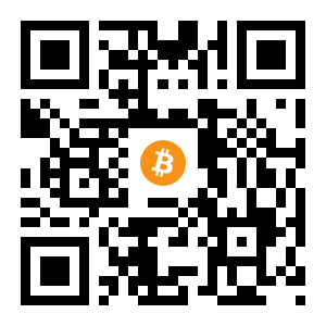 bitcoin:1nYUUVMhYsGcp13D52QBoexUV4xY2PhWH black Bitcoin QR code