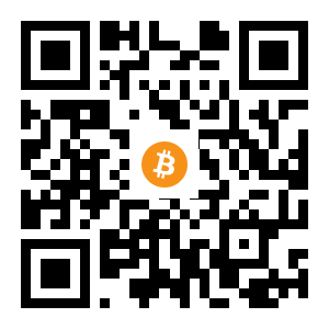 bitcoin:1oEQUzpfFVNc3QMmq5QFAuEwmMtcmypnm black Bitcoin QR code