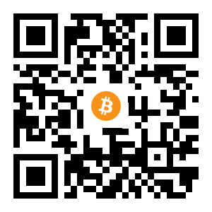 bitcoin:1obBSmUkbgwDuf2k9eQyN93LfHgwhM1JY black Bitcoin QR code