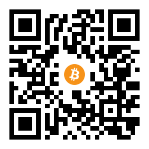 bitcoin:1pQsxBgmfCxQpezdzRGb9nepFvyvDMxuU black Bitcoin QR code