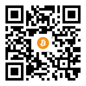 bitcoin:1pXkW3QkLnXuivGq1BVLvyYkXQyzTz5K6 black Bitcoin QR code