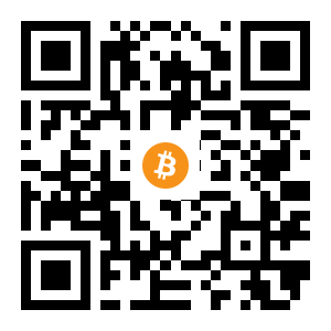 bitcoin:1pcfKVxGPCutVEPwxMo4aGfzUZwMZxEnP black Bitcoin QR code