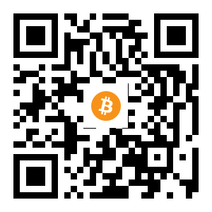 bitcoin:1qkAr2PYoXLWCkbfjPDs5Mjy9jfZUd9nq black Bitcoin QR code