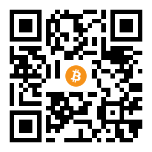 bitcoin:1rEuVNbdKjp9FEg5sZfVzbpvKk5t5Jpr1 black Bitcoin QR code