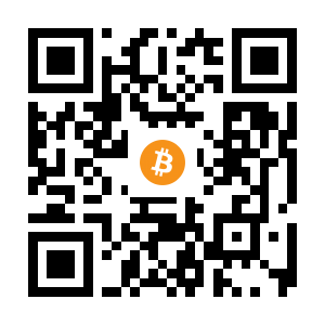 bitcoin:1t1s8pEzkXKjxzb6HDynojVoGotZ7MbcN black Bitcoin QR code