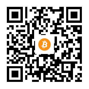 bitcoin:1tSfQ7vy45XD9dkWztpTG9mxLxaTUD9BG black Bitcoin QR code