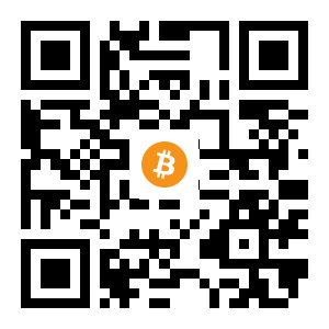 bitcoin:1wnx4x22LndvEU96fbf4yNJbHU4TP8hz1 black Bitcoin QR code