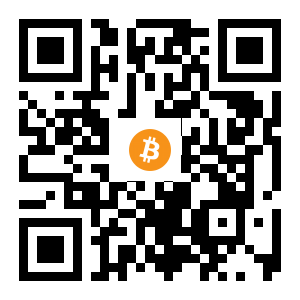 bitcoin:1x9CBN1D6xJisFfuAmt7DjX1bCqtcLzx5 black Bitcoin QR code