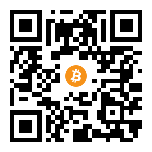 bitcoin:1xDBn6r84e4wiTjjiTxuXuo1CSMvijhrs black Bitcoin QR code