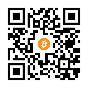 bitcoin:1z5NaLNn2B16fh8B6PRCeNbAz28qzMuKP black Bitcoin QR code
