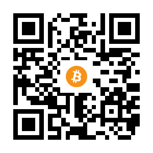 bitcoin:31nbcGNt2AJCtuTY4TVF55dEEM9LXo4GKU black Bitcoin QR code
