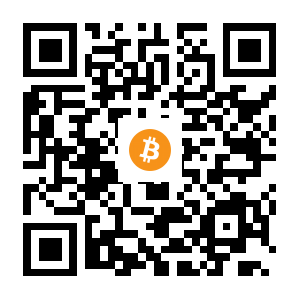 bitcoin:31qvgr2CbXuAqXuP8sZJzy6We4ch2sscdy black Bitcoin QR code