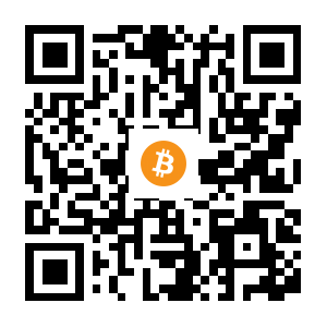 bitcoin:31vjrewN4JUd7hLFkEwRTwF1GFChJb85am black Bitcoin QR code