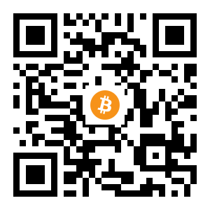 bitcoin:322dox86TmXiv7uP2SBQ2xCTs71i4m1XYE black Bitcoin QR code