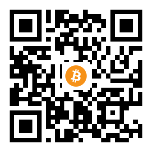bitcoin:326vek87TyAGoXq518ymugui4CCyjfbjhv black Bitcoin QR code