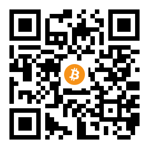 bitcoin:327CHfkwTMoHoEKp61XDTWTNM8gscm8PEB black Bitcoin QR code
