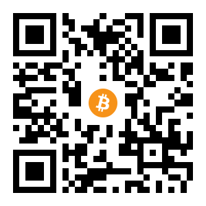 bitcoin:32DbuMz54fz1RVazAW9LPsd2u3gw6maoCa black Bitcoin QR code