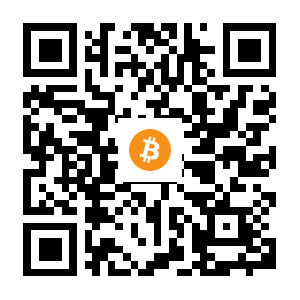 bitcoin:32JamQAtgYAWKHf6uDscyijGrtB7b6Qznq black Bitcoin QR code