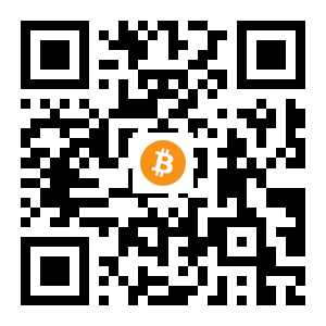 bitcoin:32KMpCEicbcJvRf4CjociHrUuugGrR1QZ1 black Bitcoin QR code