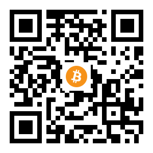 bitcoin:32NepBqDZmwUibpc87cmUhTotLe9h9x39b black Bitcoin QR code