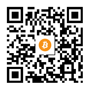 bitcoin:32UfMnewhETMWAu9BdLsEY9MWX4WYvEbur black Bitcoin QR code