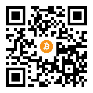 bitcoin:32XGrgtcZg4Gf6QaZTcs3tVwqEFEg2fDxB black Bitcoin QR code